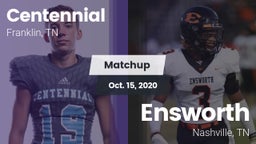 Matchup: Centennial High vs. Ensworth  2020