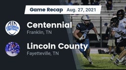 Recap: Centennial  vs. Lincoln County  2021