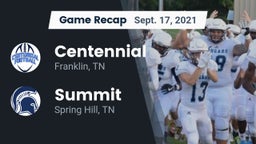 Recap: Centennial  vs. Summit  2021