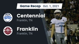 Recap: Centennial  vs. Franklin  2021