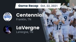 Recap: Centennial  vs. LaVergne  2021