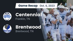 Recap: Centennial  vs. Brentwood  2023