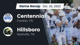 Recap: Centennial  vs. Hillsboro  2023