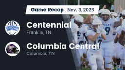 Recap: Centennial  vs. Columbia Central  2023