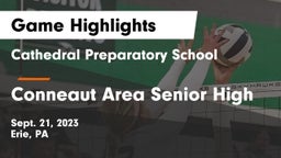 Cathedral Preparatory School vs Conneaut Area Senior High Game Highlights - Sept. 21, 2023