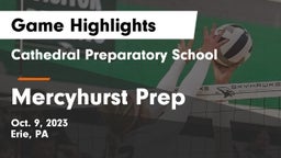 Cathedral Preparatory School vs Mercyhurst Prep  Game Highlights - Oct. 9, 2023