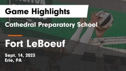 Cathedral Preparatory School vs Fort LeBoeuf  Game Highlights - Sept. 14, 2023