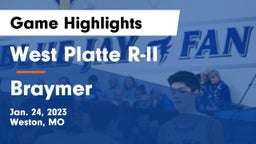 West Platte R-II  vs Braymer  Game Highlights - Jan. 24, 2023