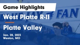 West Platte R-II  vs Platte Valley  Game Highlights - Jan. 28, 2023