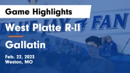 West Platte R-II  vs Gallatin  Game Highlights - Feb. 22, 2023