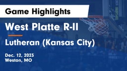West Platte R-II  vs Lutheran (Kansas City) Game Highlights - Dec. 12, 2023