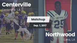 Matchup: Centerville High vs. Northwood   2017