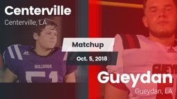 Matchup: Centerville High vs. Gueydan  2018