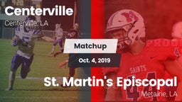 Matchup: Centerville High vs. St. Martin's Episcopal  2019