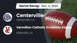 Recap: Centerville  vs. Vermilion Catholic Screamin Eagles 2020