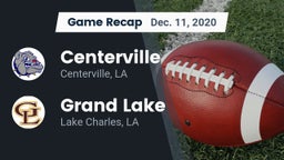 Recap: Centerville  vs. Grand Lake  2020
