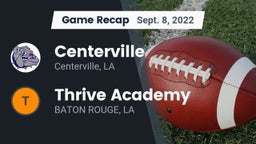 Recap: Centerville  vs. Thrive Academy 2022