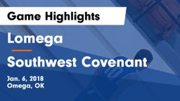 Lomega  vs Southwest Covenant  Game Highlights - Jan. 6, 2018