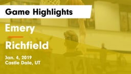 Emery  vs Richfield  Game Highlights - Jan. 4, 2019