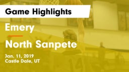 Emery  vs North Sanpete  Game Highlights - Jan. 11, 2019