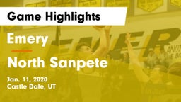 Emery  vs North Sanpete  Game Highlights - Jan. 11, 2020