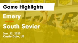 Emery  vs South Sevier  Game Highlights - Jan. 22, 2020