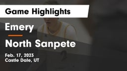 Emery  vs North Sanpete  Game Highlights - Feb. 17, 2023