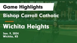 Bishop Carroll Catholic  vs Wichita Heights  Game Highlights - Jan. 9, 2024