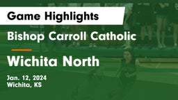 Bishop Carroll Catholic  vs Wichita North  Game Highlights - Jan. 12, 2024