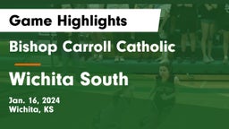 Bishop Carroll Catholic  vs Wichita South  Game Highlights - Jan. 16, 2024