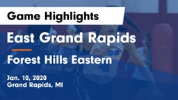 East Grand Rapids  vs Forest Hills Eastern  Game Highlights - Jan. 10, 2020