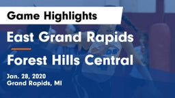 East Grand Rapids  vs Forest Hills Central Game Highlights - Jan. 28, 2020