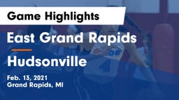 East Grand Rapids  vs Hudsonville  Game Highlights - Feb. 13, 2021