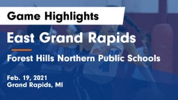 East Grand Rapids  vs Forest Hills Northern Public Schools Game Highlights - Feb. 19, 2021