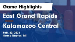 East Grand Rapids  vs Kalamazoo Central  Game Highlights - Feb. 20, 2021