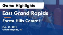 East Grand Rapids  vs Forest Hills Central  Game Highlights - Feb. 25, 2021