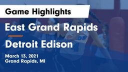 East Grand Rapids  vs Detroit Edison Game Highlights - March 13, 2021