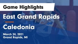East Grand Rapids  vs Caledonia Game Highlights - March 24, 2021