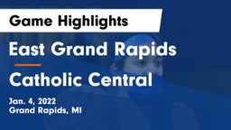 East Grand Rapids  vs Catholic Central Game Highlights - Jan. 4, 2022