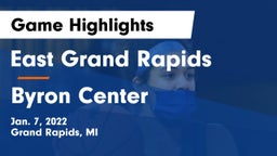 East Grand Rapids  vs Byron Center  Game Highlights - Jan. 7, 2022