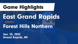 East Grand Rapids  vs Forest Hills Northern Game Highlights - Jan. 25, 2022