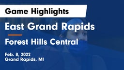 East Grand Rapids  vs Forest Hills Central  Game Highlights - Feb. 8, 2022