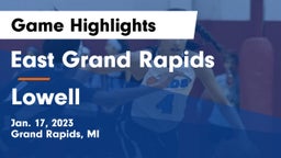 East Grand Rapids  vs Lowell  Game Highlights - Jan. 17, 2023