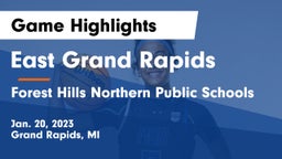 East Grand Rapids  vs Forest Hills Northern Public Schools Game Highlights - Jan. 20, 2023