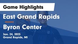 East Grand Rapids  vs Byron Center  Game Highlights - Jan. 24, 2023