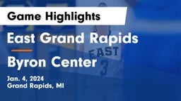 East Grand Rapids  vs Byron Center  Game Highlights - Jan. 4, 2024