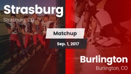 Matchup: Strasburg High vs. Burlington  2017