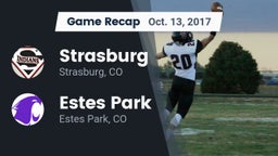 Recap: Strasburg  vs. Estes Park  2017