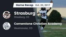 Recap: Strasburg  vs. Cornerstone Christian Academy 2017