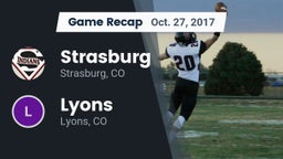 Recap: Strasburg  vs. Lyons  2017